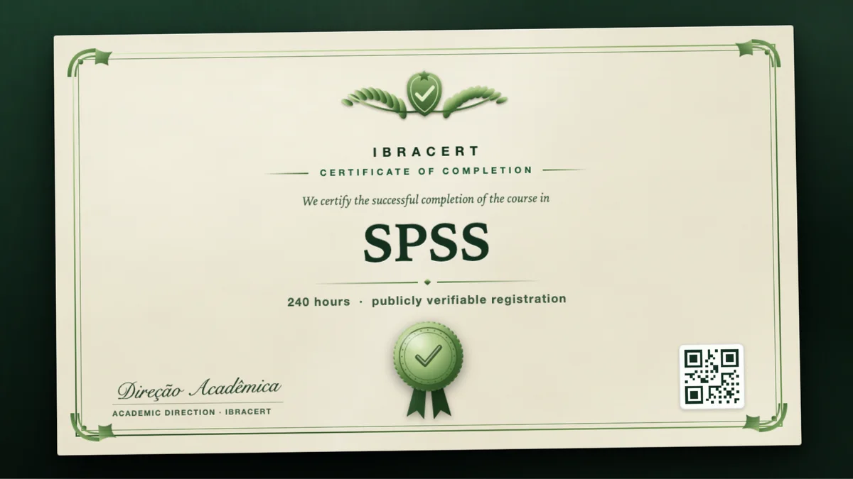 Cover of the SPSS course