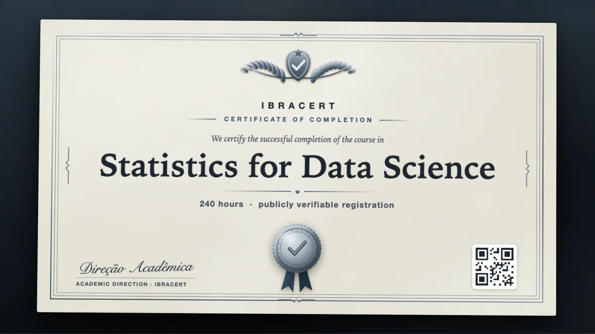 Cover of the Statistics for Data Science course