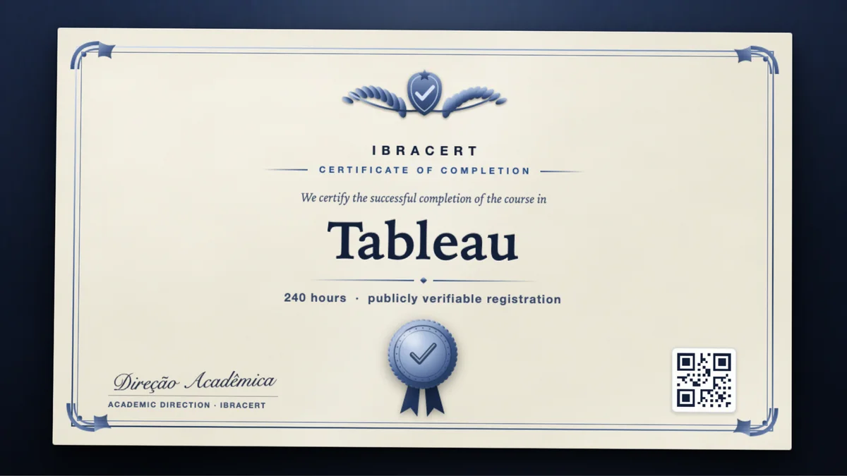 Cover of the Tableau course