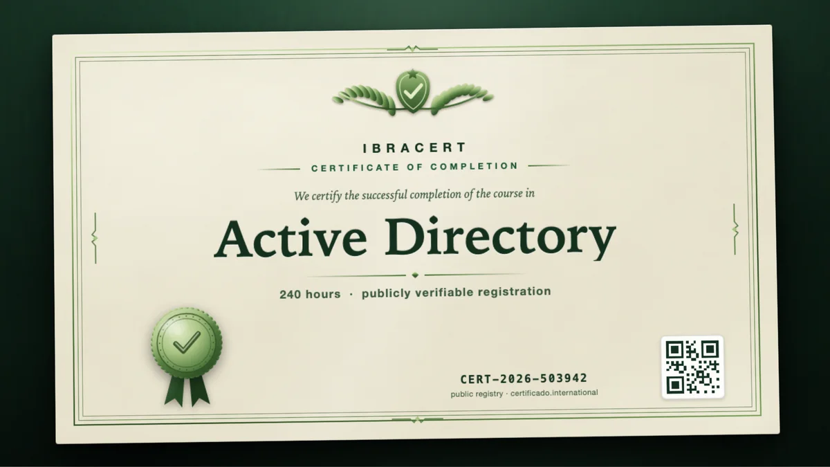 Cover of the Active Directory course