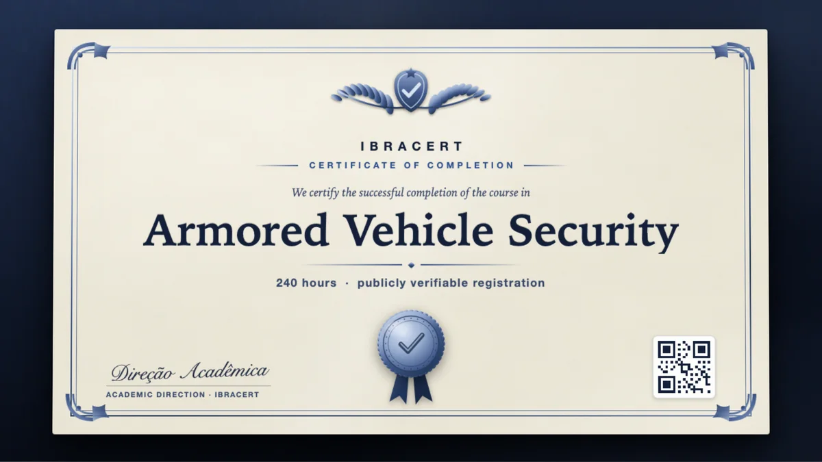 Cover of the Armored Vehicle Security course