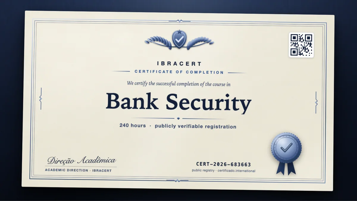 Cover of the Bank Security course