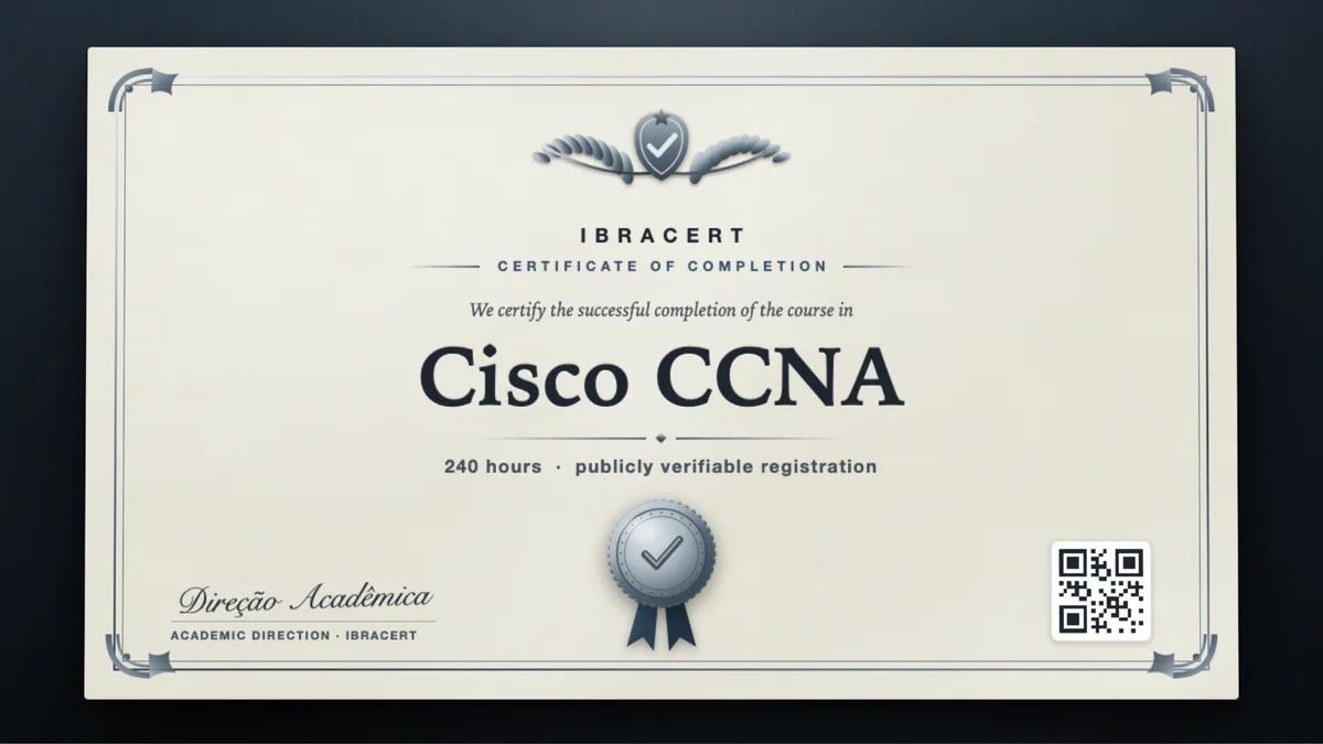 Cover of the Cisco CCNA course