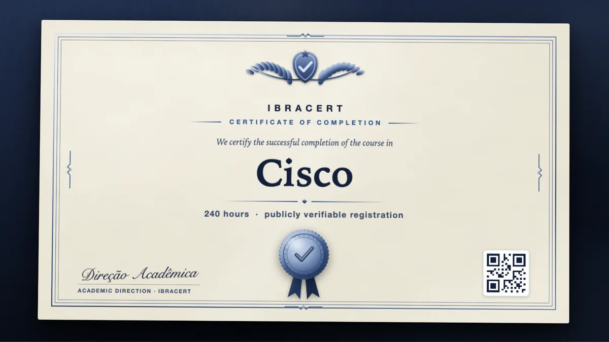 Cover of the Cisco course
