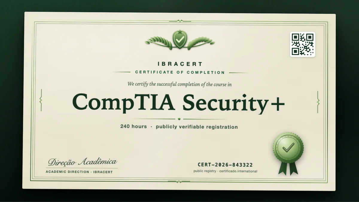 Cover of the CompTIA Security+ course