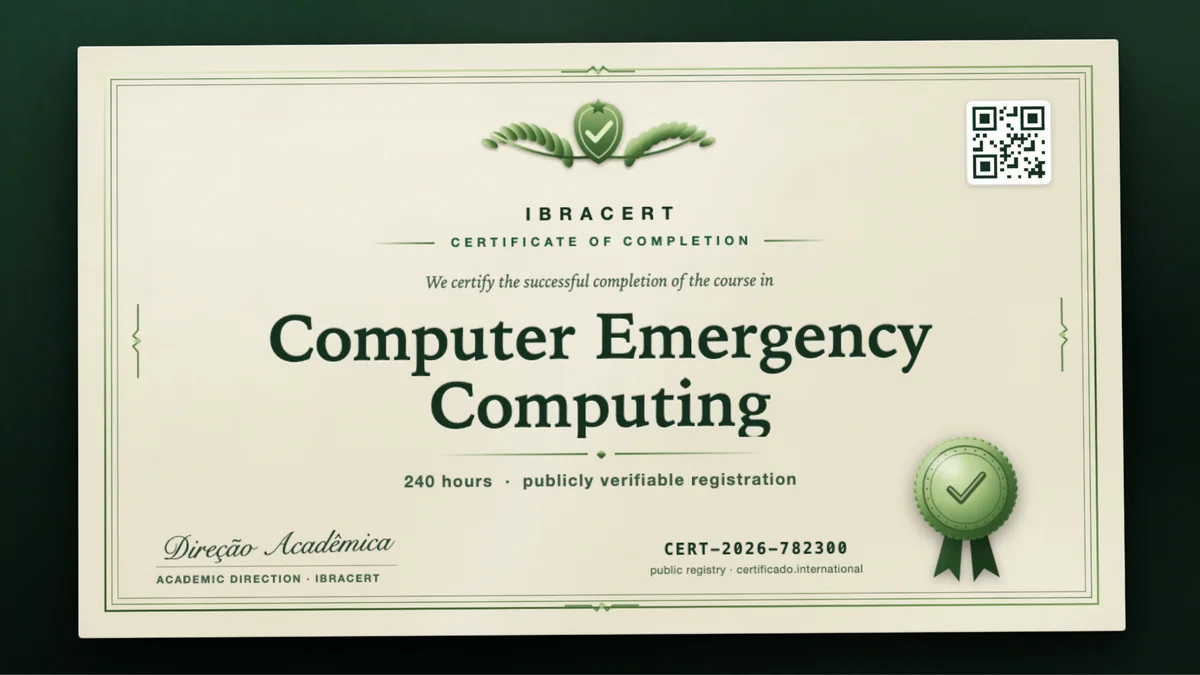 Cover of the Computer Emergency Computing course