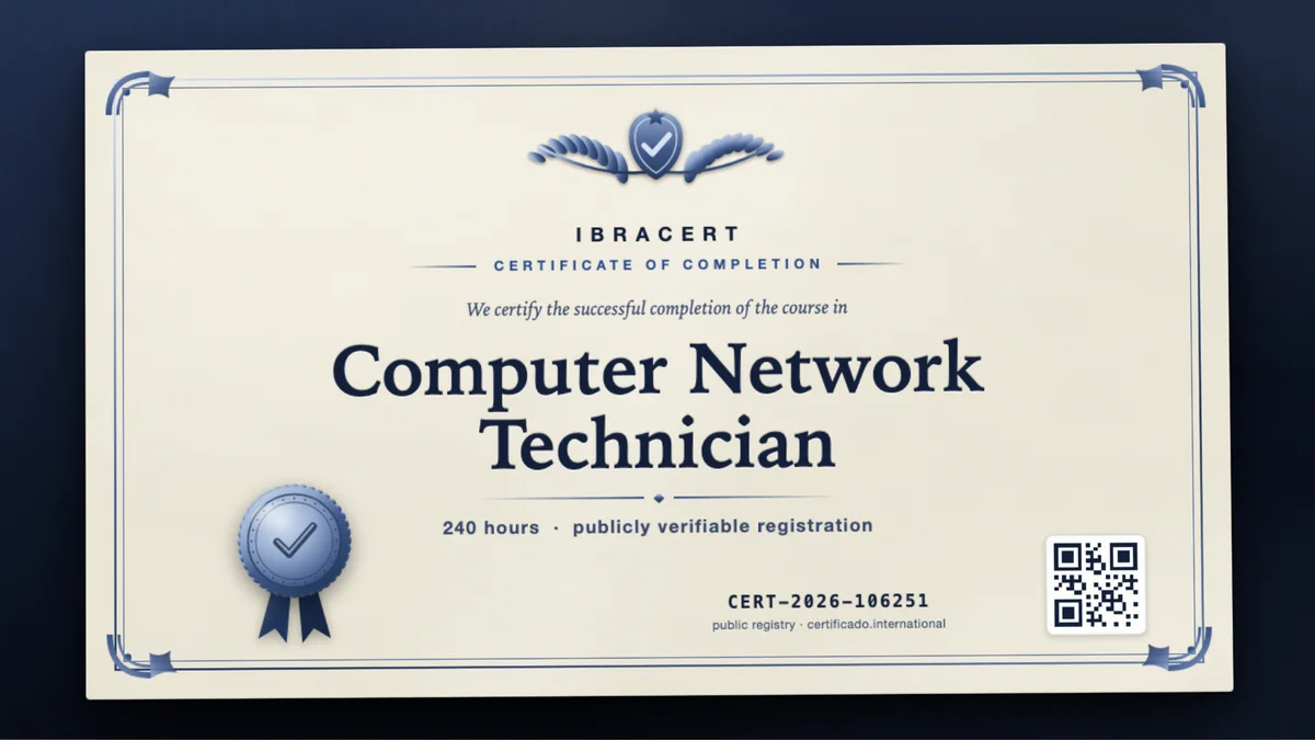 Cover of the Computer Network Technician course
