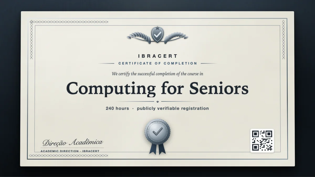 Cover of the Computing for Seniors course