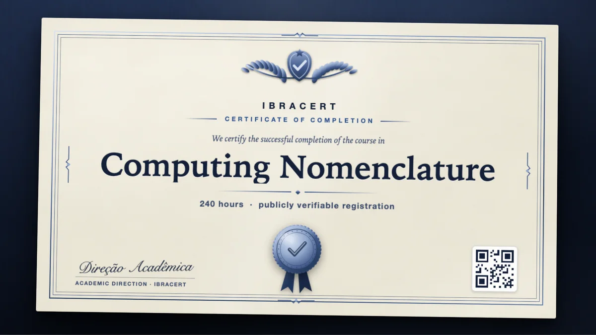 Cover of the Computing Nomenclature course