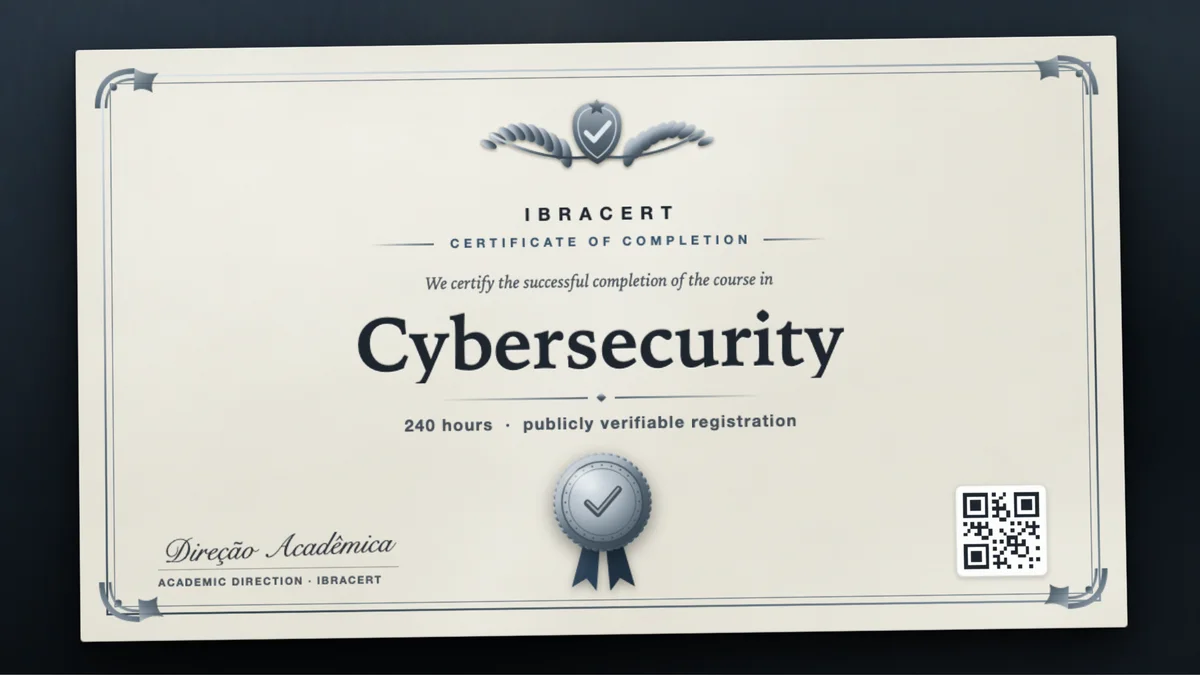 Cover of the Cybersecurity course