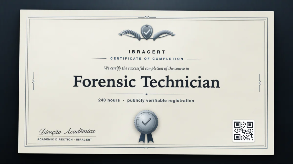 Cover of the Forensic Technician course