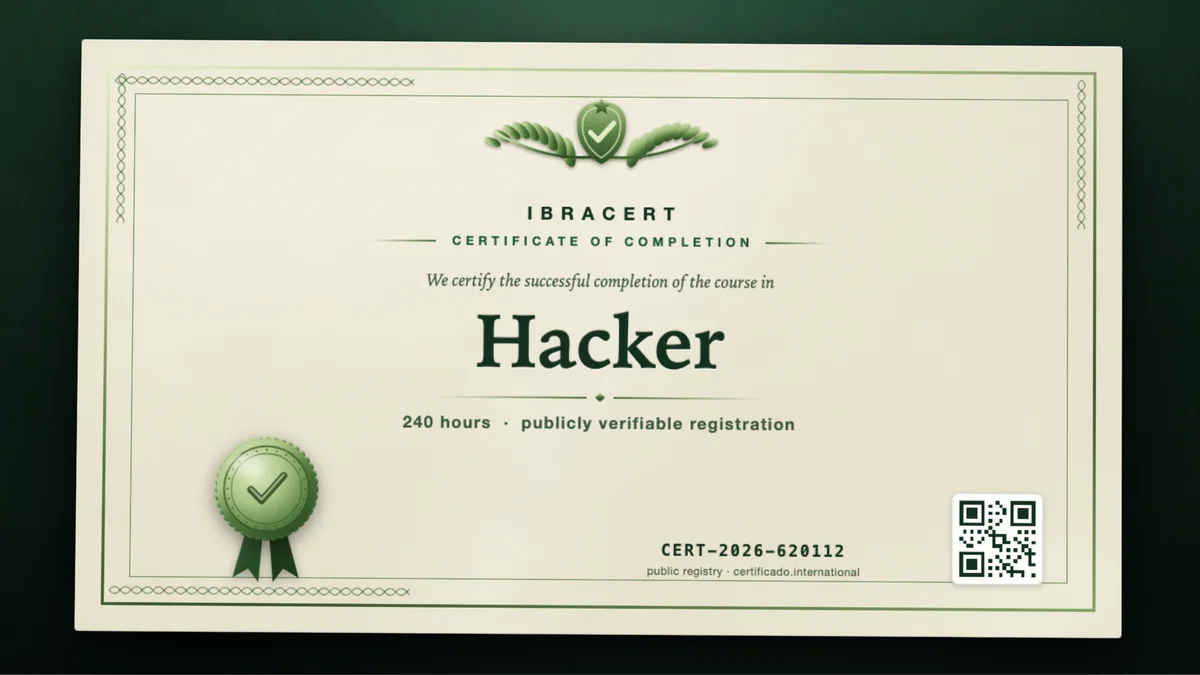 Cover of the Hacker course