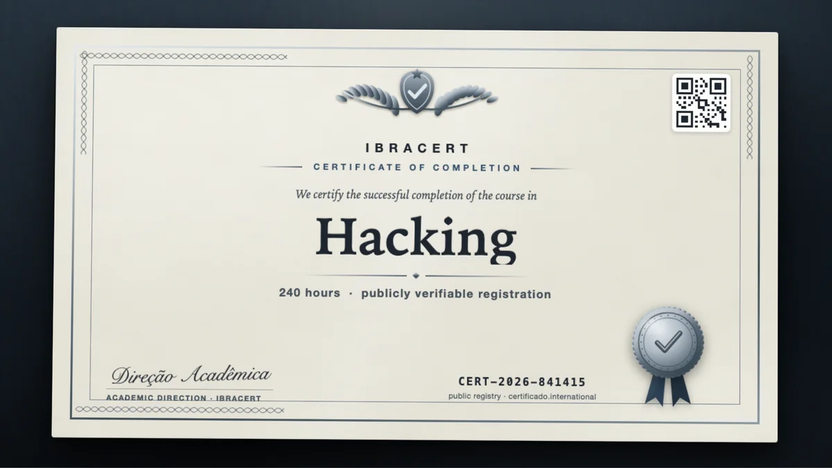 Cover of the Hacking course