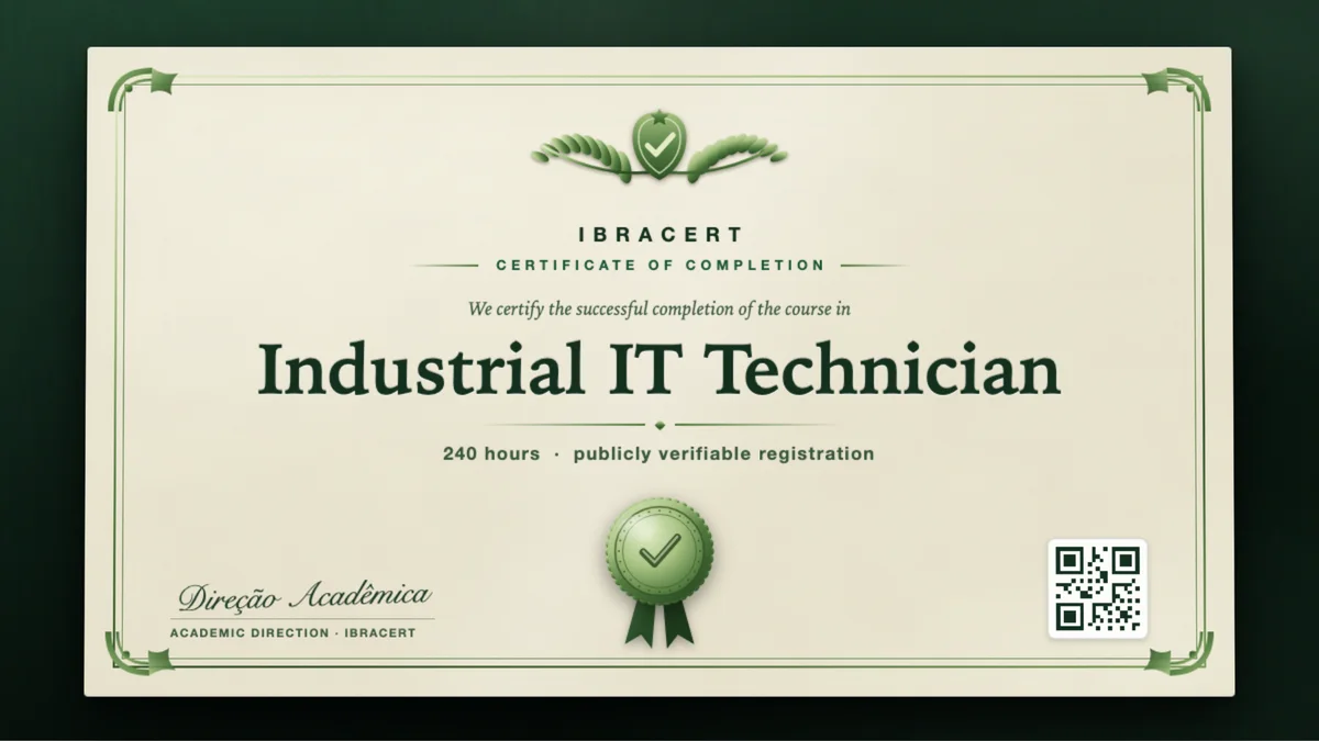 Cover of the Industrial IT Technician course