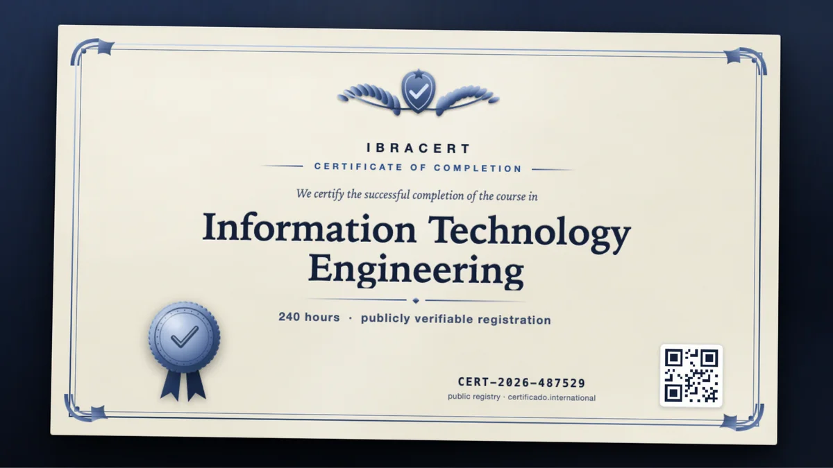 Cover of the Information Technology Engineering course