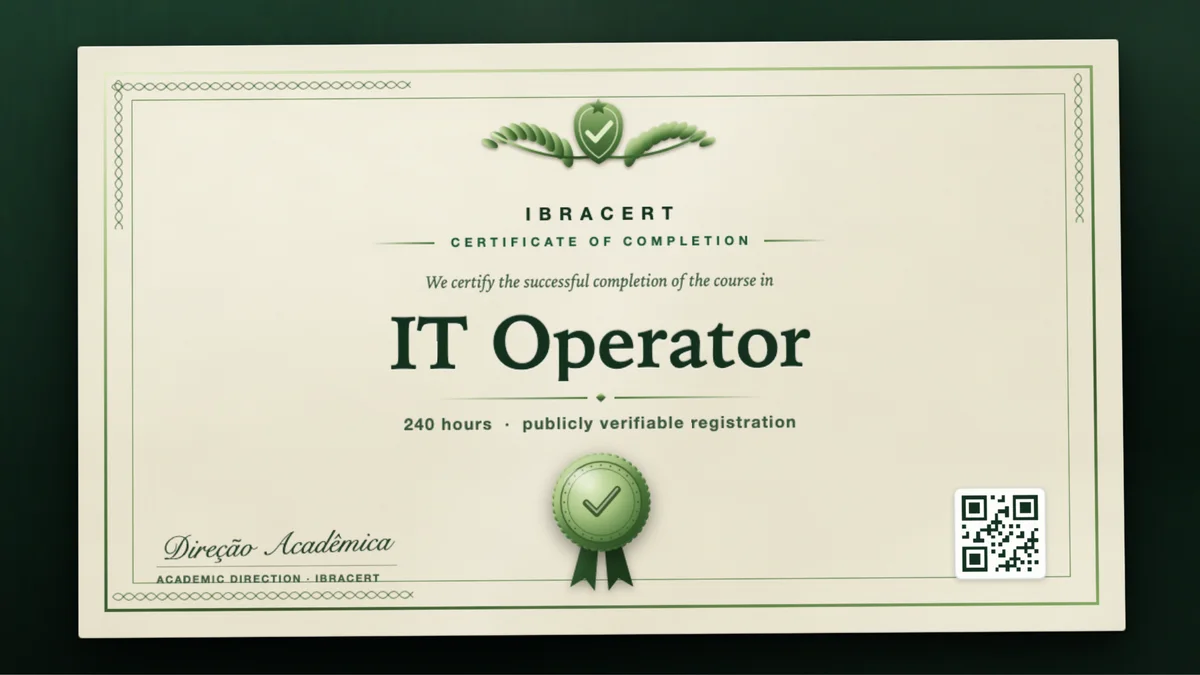 Cover of the IT Operator course