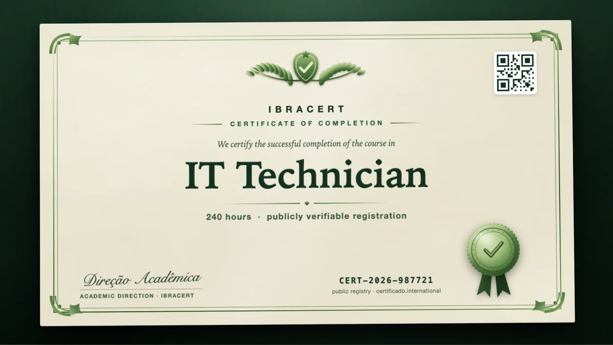Cover of the IT Technician course