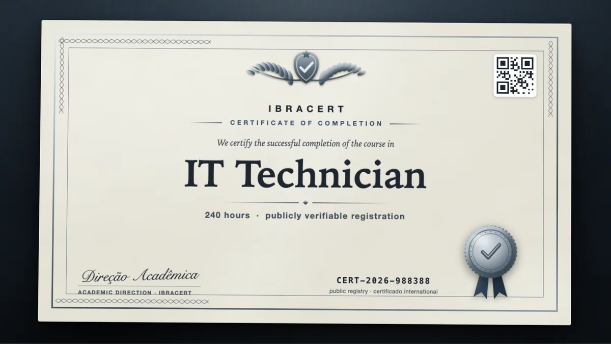 Cover of the IT Technician course