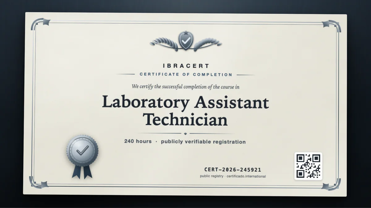 Cover of the Laboratory Assistant Technician course