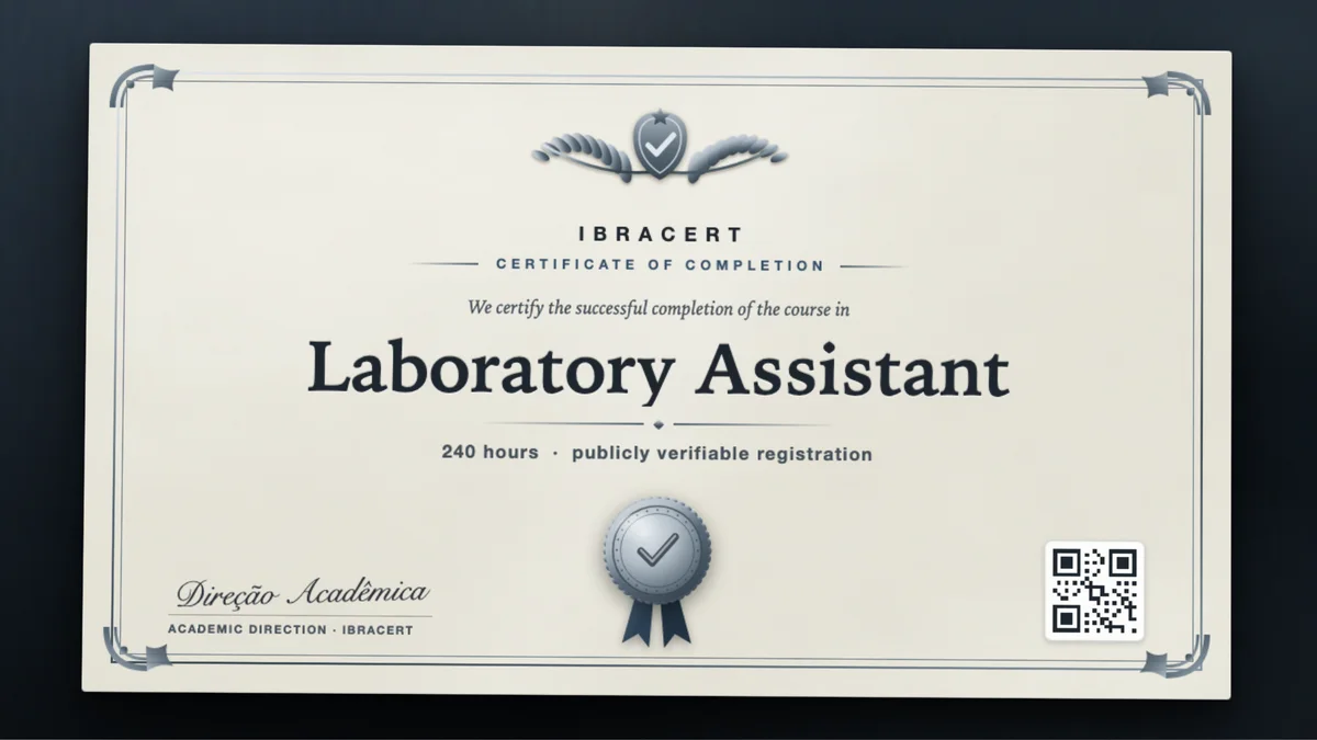 Cover of the Laboratory Assistant course