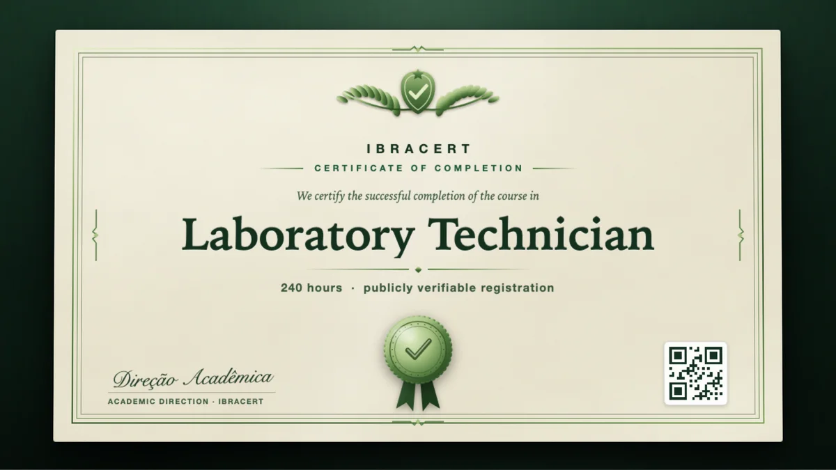 Cover of the Laboratory Technician course