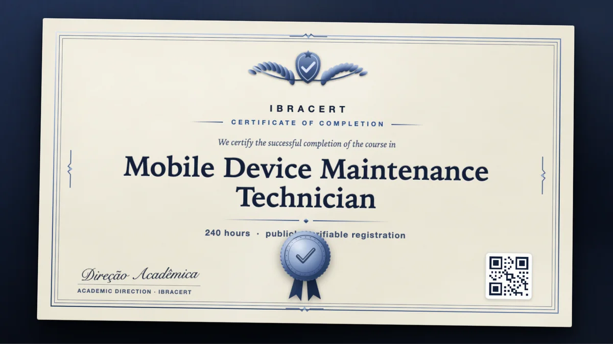 Cover of the Mobile Device Maintenance Technician course