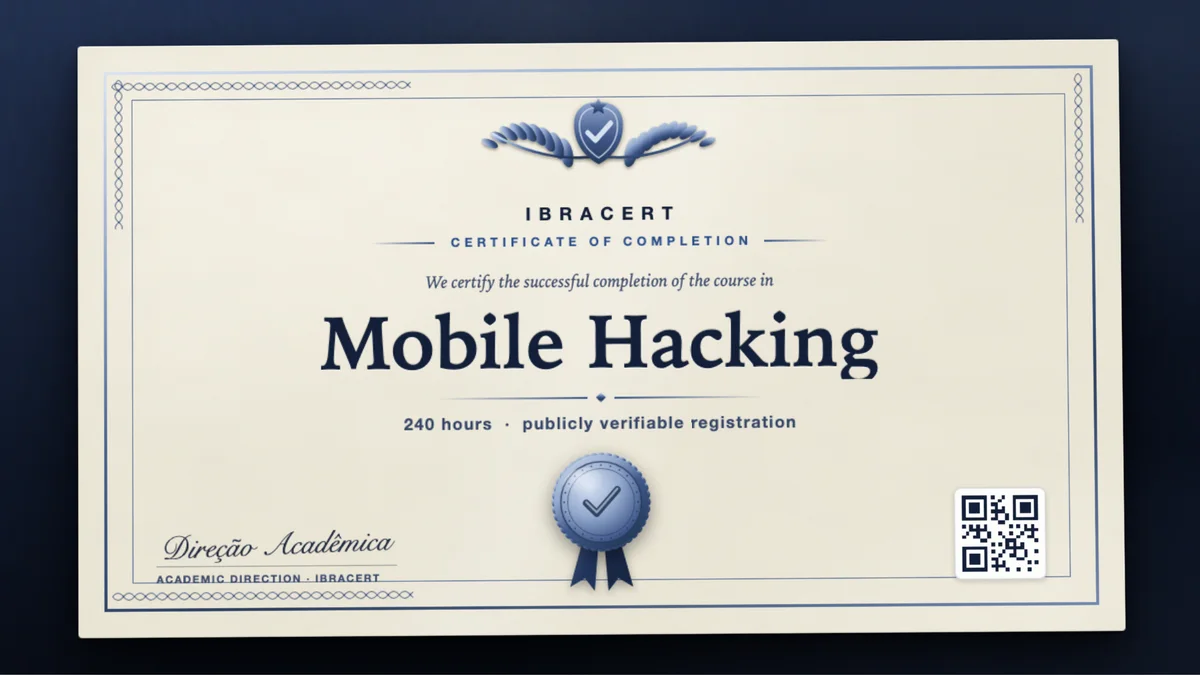 Cover of the Mobile Hacking course