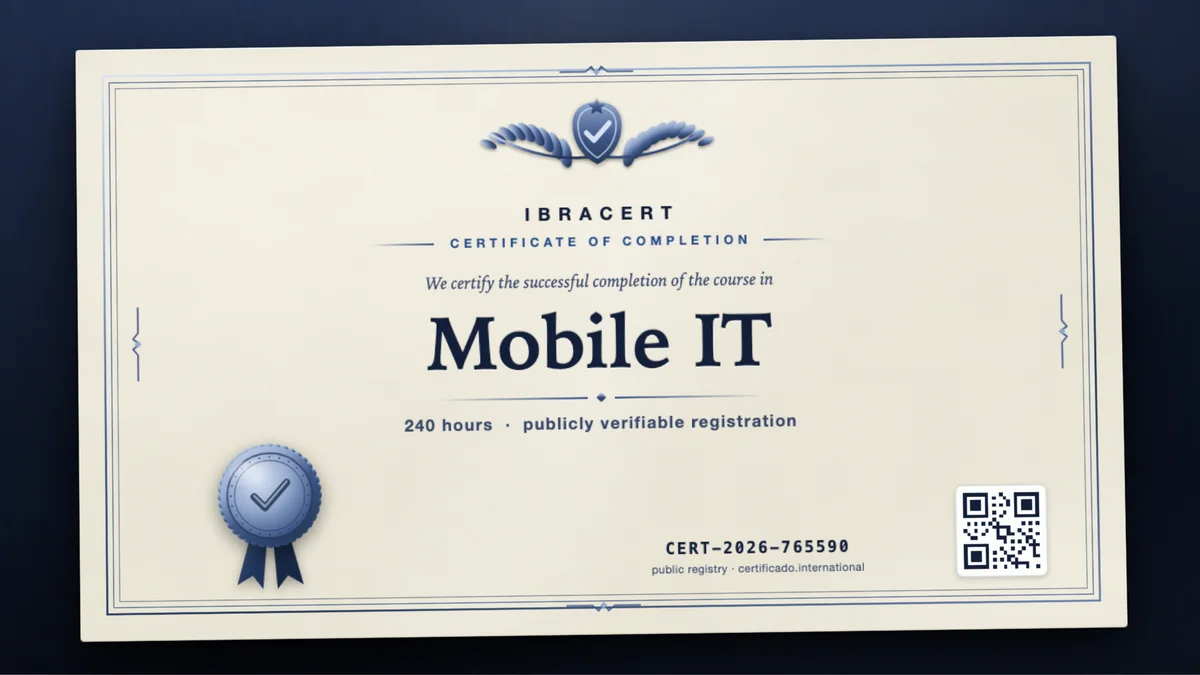Cover of the Mobile IT course