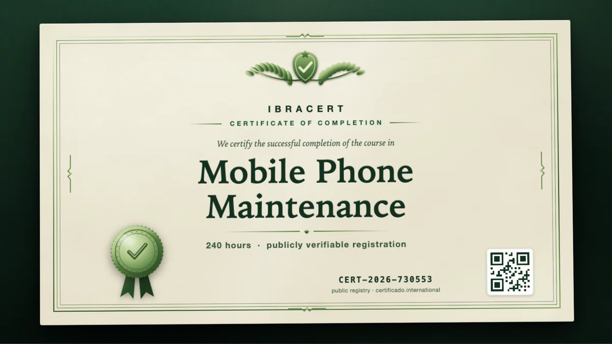 Cover of the Mobile Phone Maintenance course