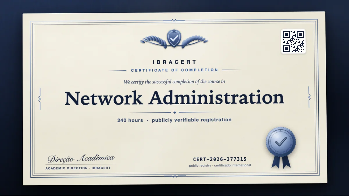 Cover of the Network Administration course