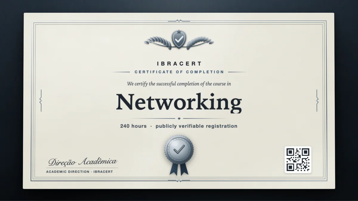 Cover of the Networking course