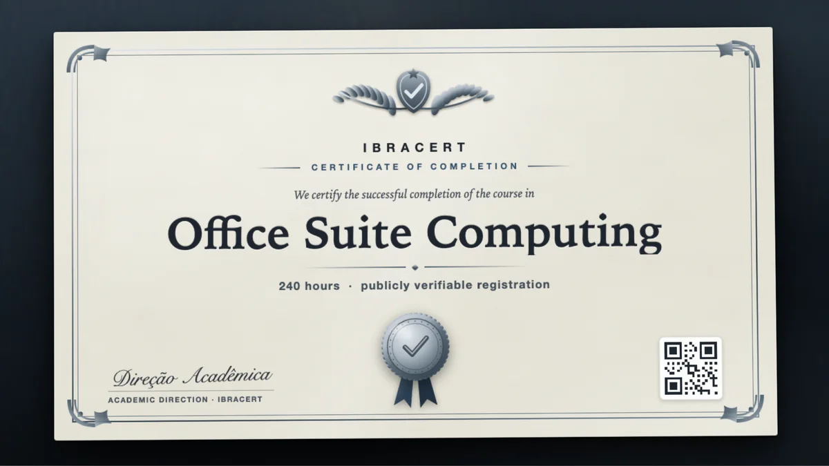 Cover of the Office Suite Computing course