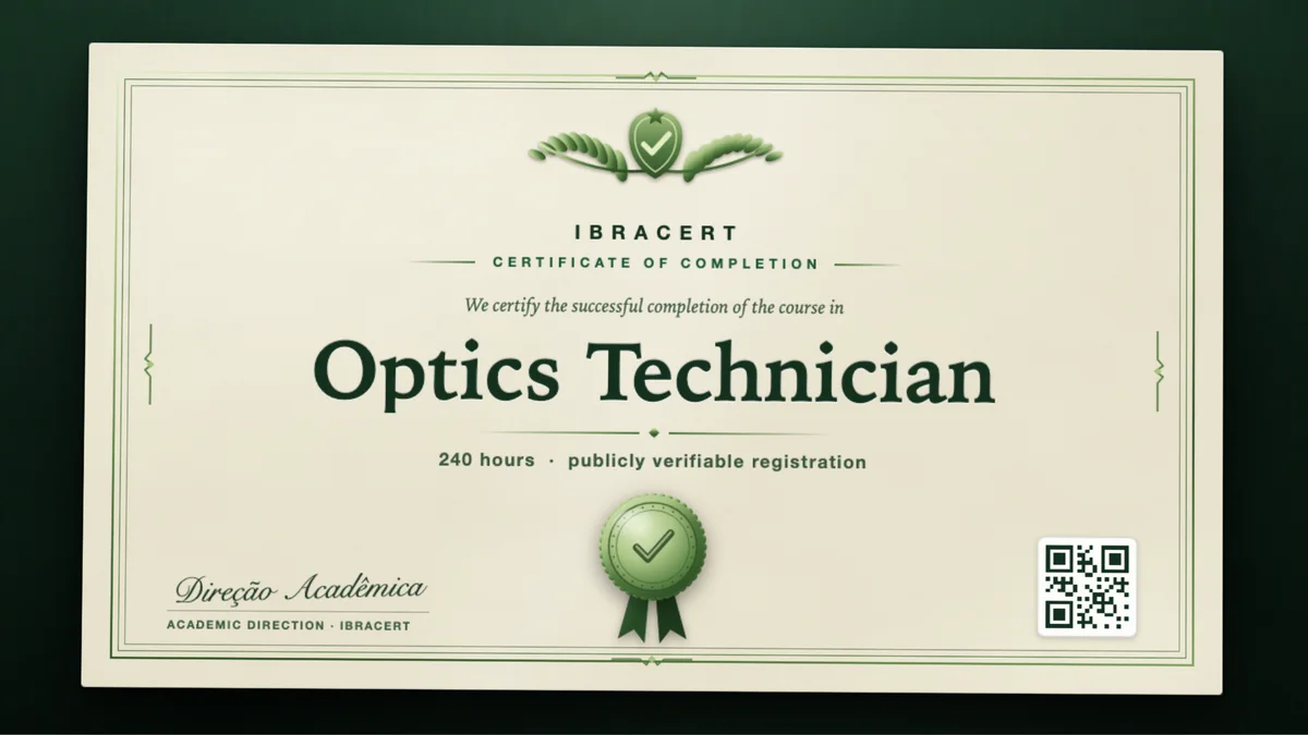 Cover of the Optics Technician course