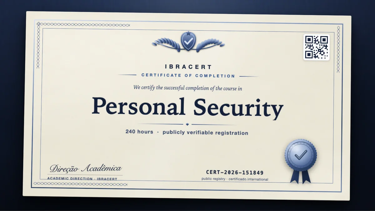 Cover of the Personal Security course