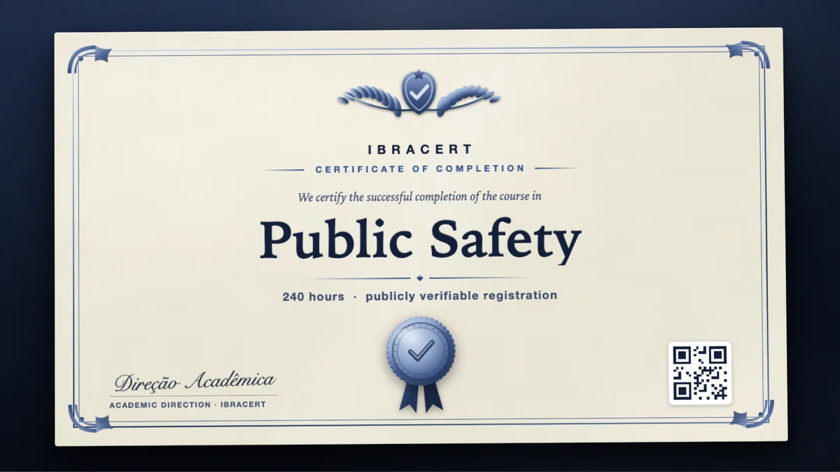 Cover of the Public Safety course