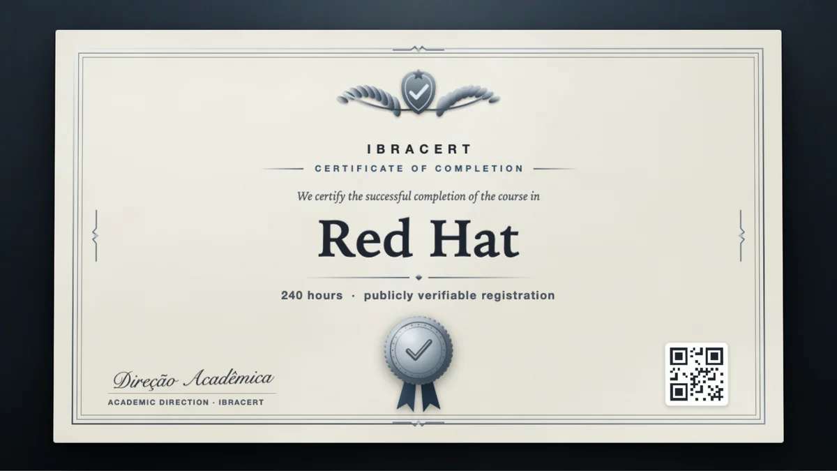 Cover of the Red Hat course