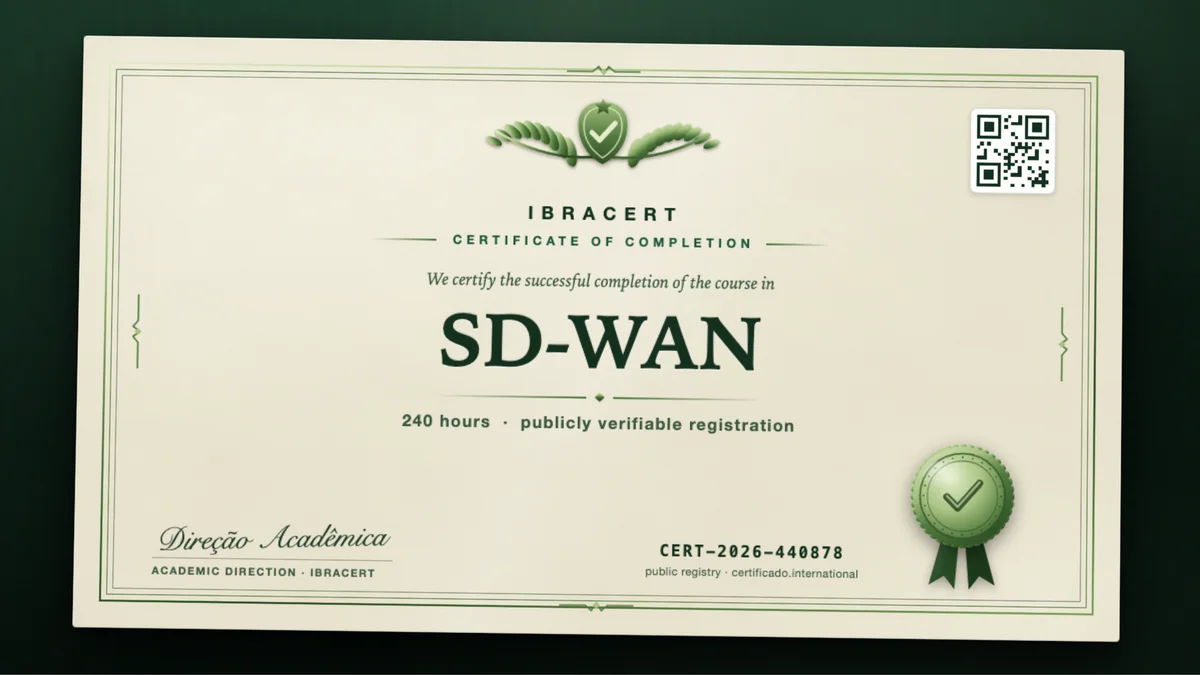 Cover of the SD-WAN course
