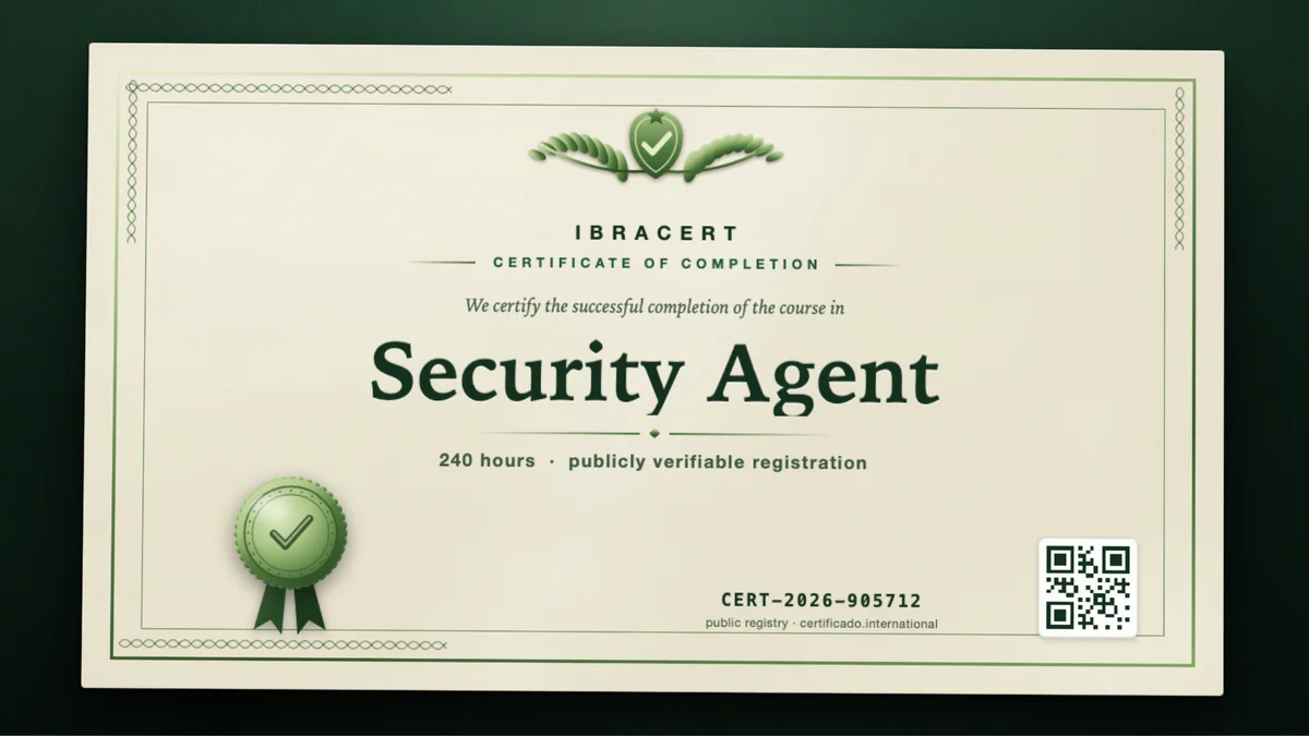 Cover of the Security Agent course