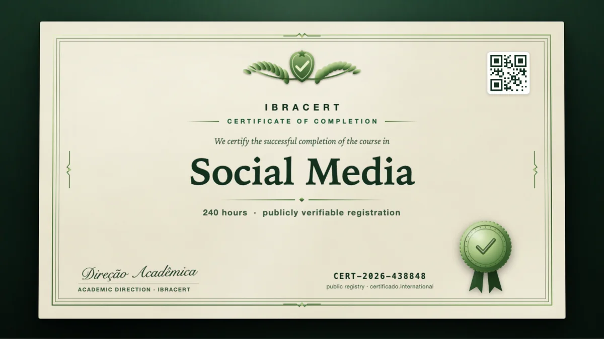 Cover of the Social Media course