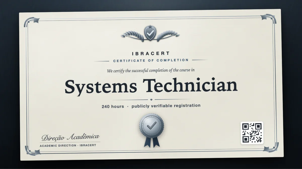Cover of the Systems Technician course