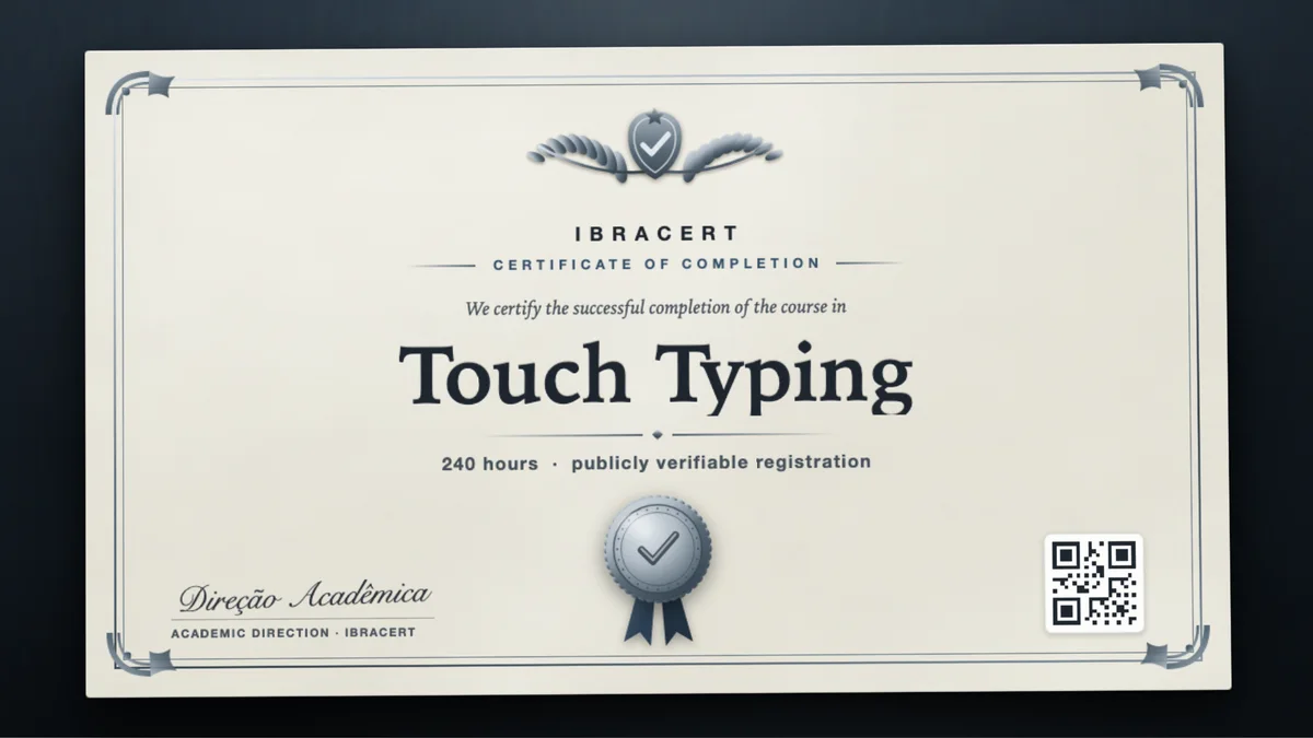 Cover of the Touch Typing course