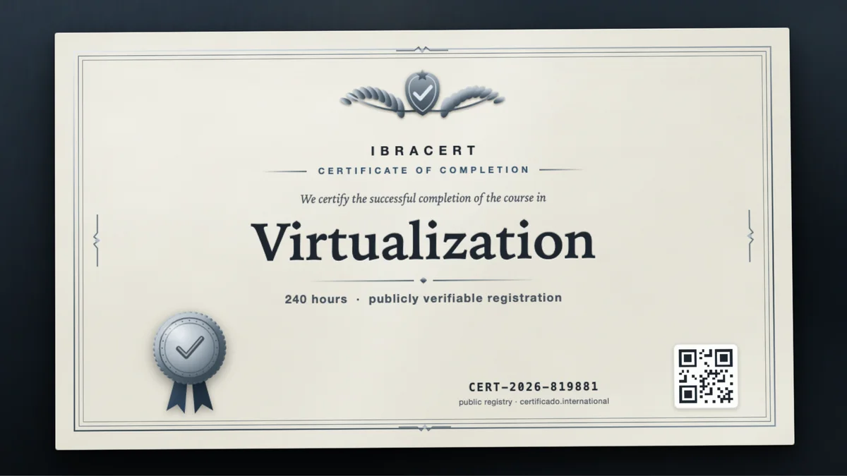 Cover of the Virtualization course