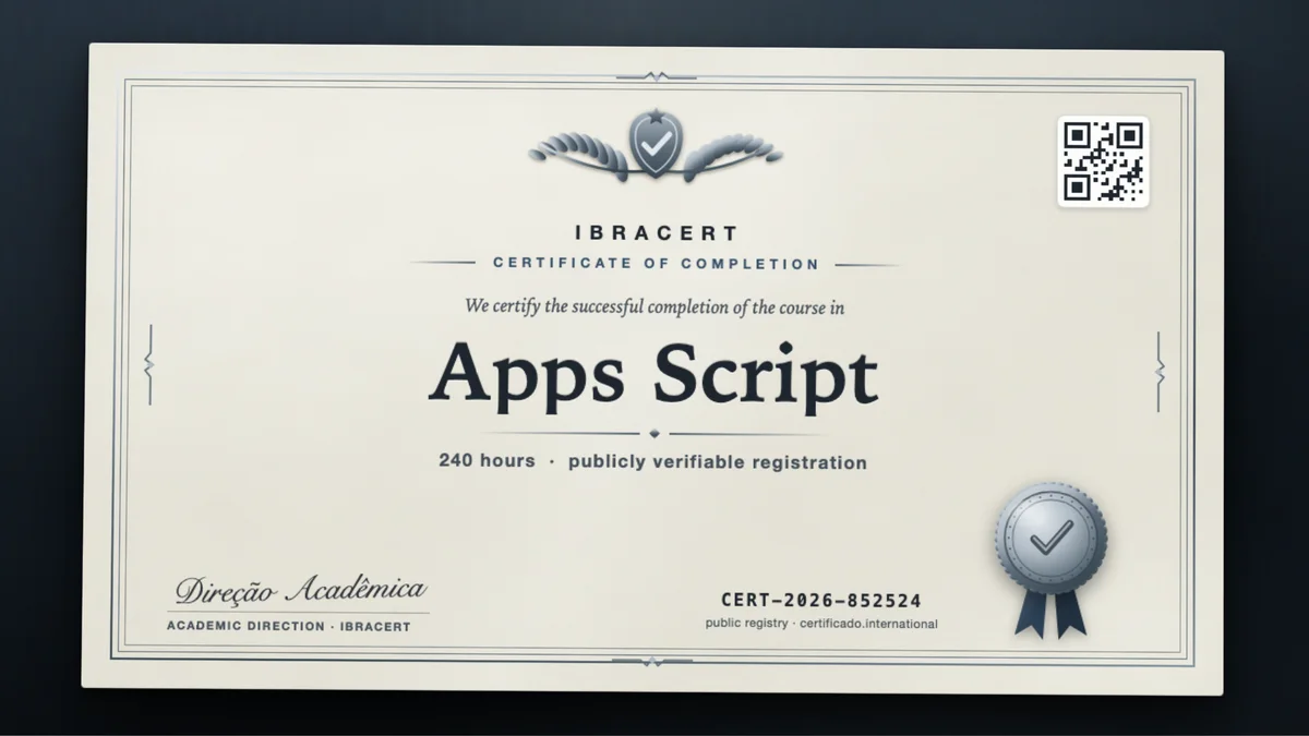 Cover of the Apps Script course