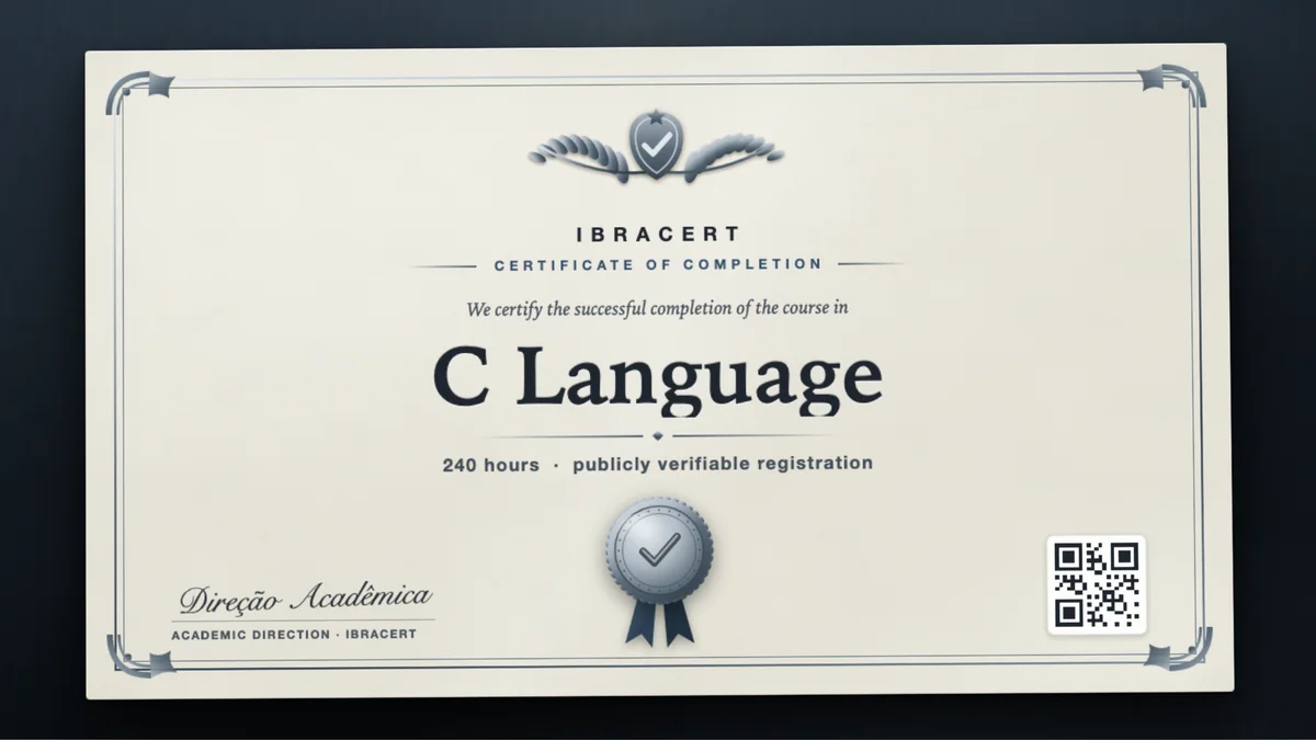 Cover of the C Language course