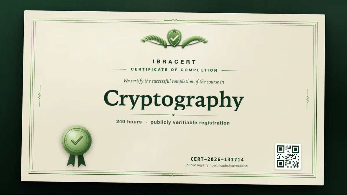 Cover of the Cryptography course