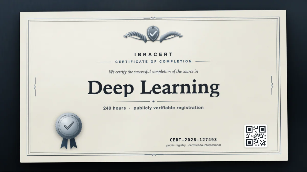 Cover of the Deep Learning course