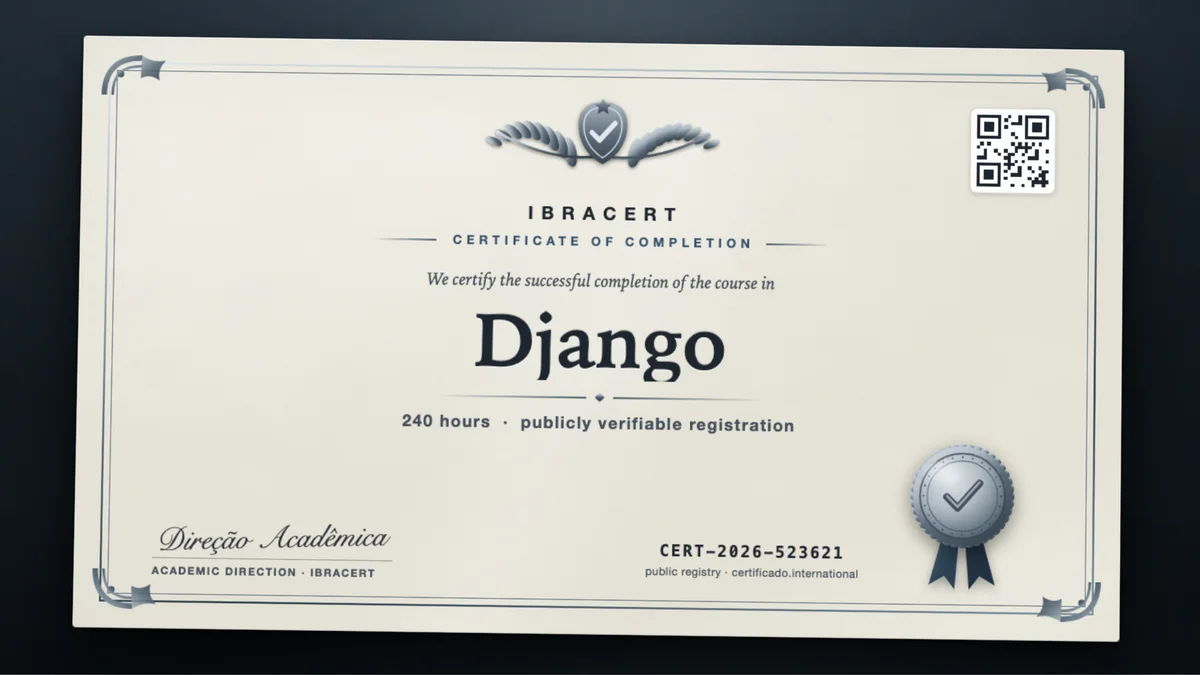 Cover of the Django course