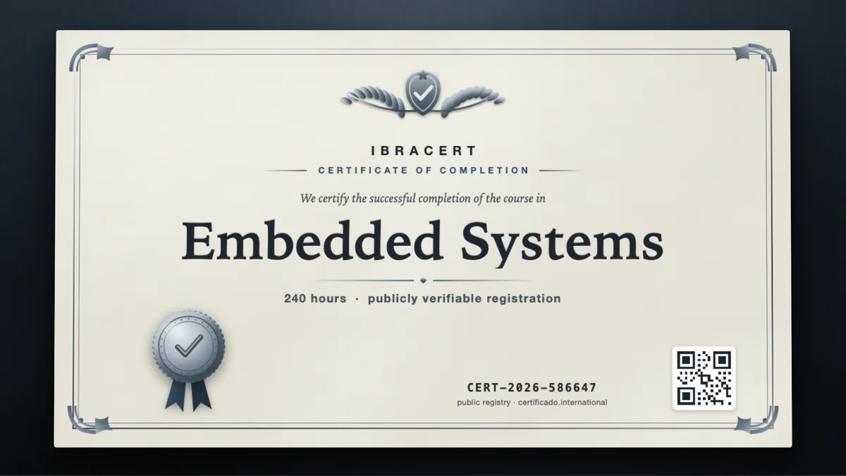 Cover of the Embedded Systems course