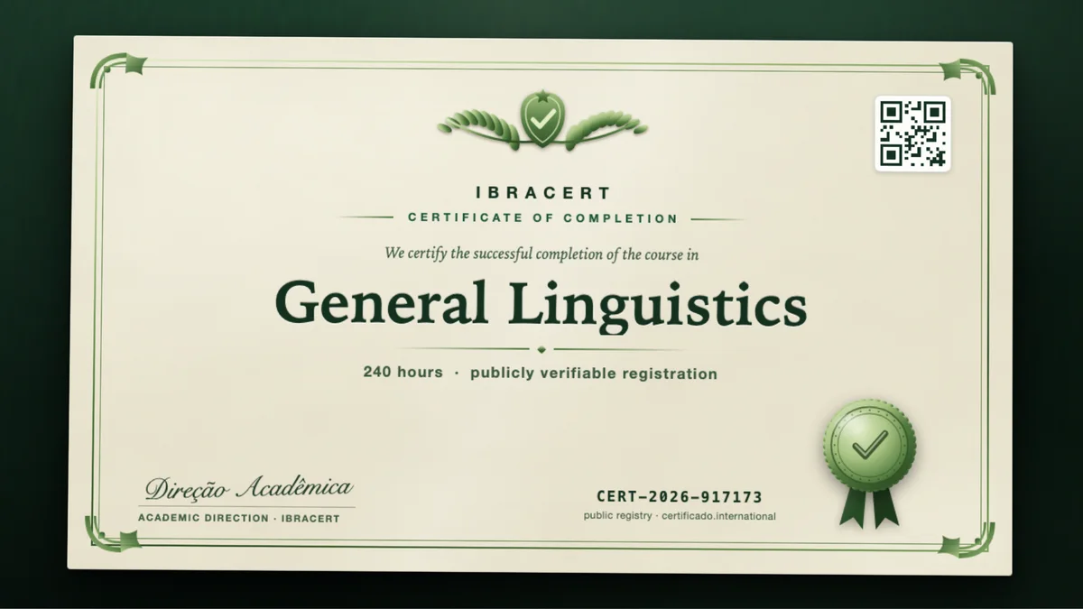 Cover of the General Linguistics course