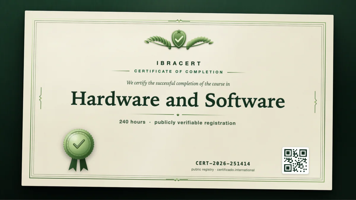 Cover of the Hardware and Software course